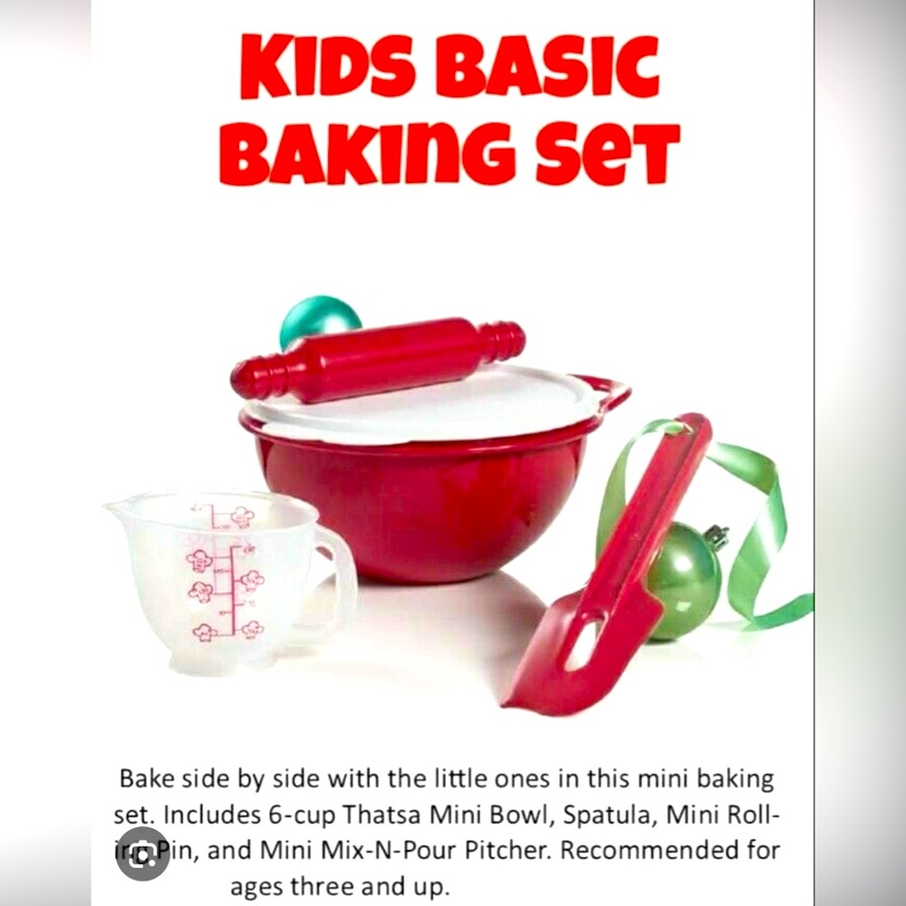 Tupperware kids set

KIDS BASIC BAKING SET